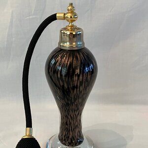 Iridescent Art Glass Perfume Atomizer